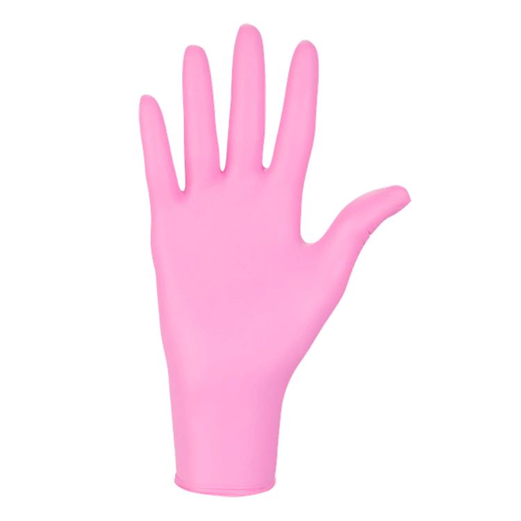 Nitrylex PF Einweg-Nitrilhandschuhe, puderfrei XS Rosa, 100 Stk. (Polen)