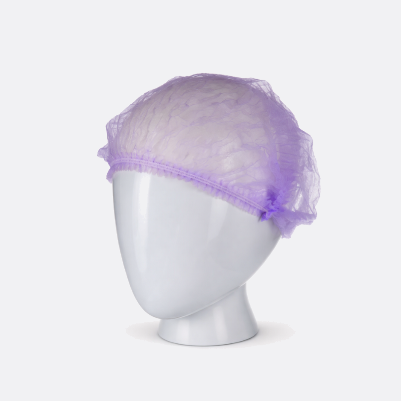 PW Einweg-Hauben, Violett, 100 Stk.