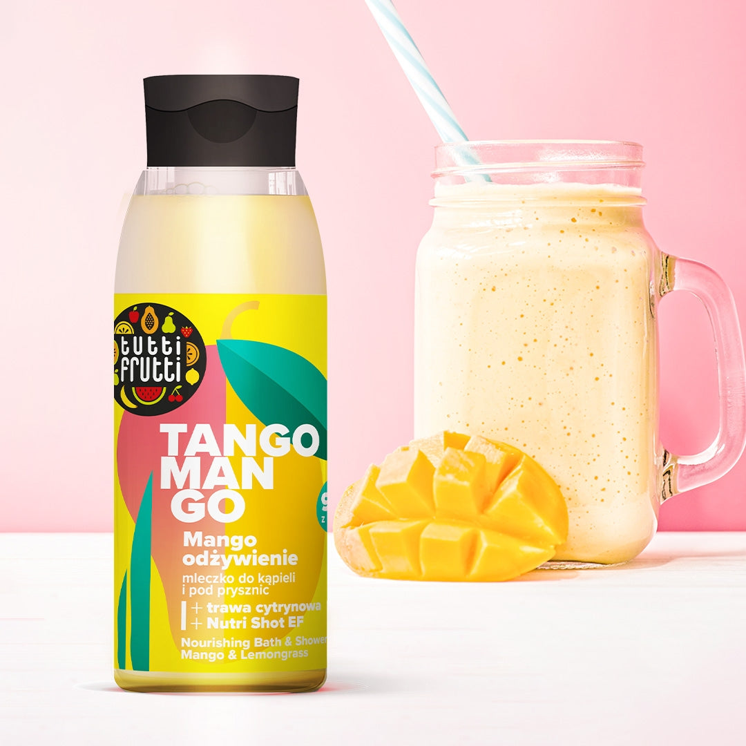 Farmona TUTTI FRUTTI Nährendes Bade- und Duschmilch Mango und Zitronengras 400ml