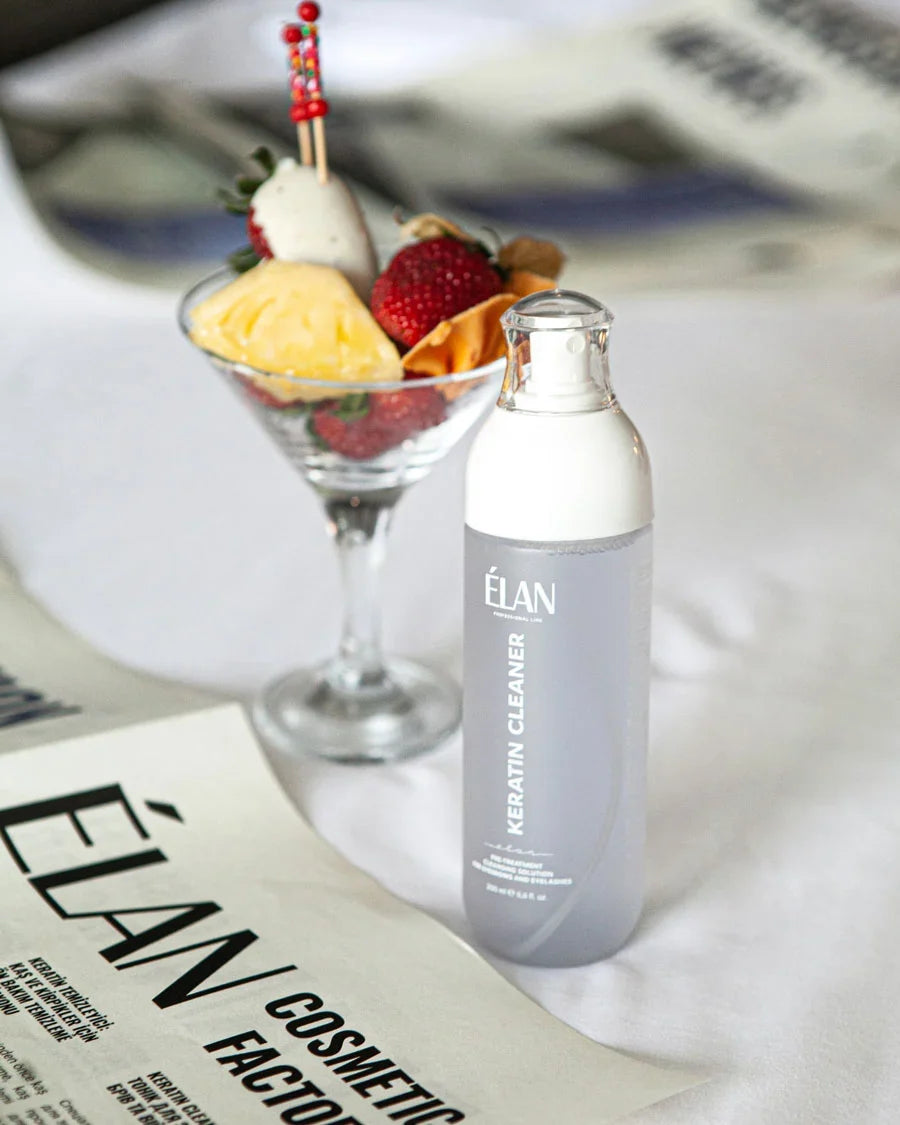 ELAN Wimpern- und Augenbrauenfarbe-Fixierfluid mit Keratin und Sonnenblumenkernöl Colour Fixing Fluid 2.0, Profi-Serie, 100 ml