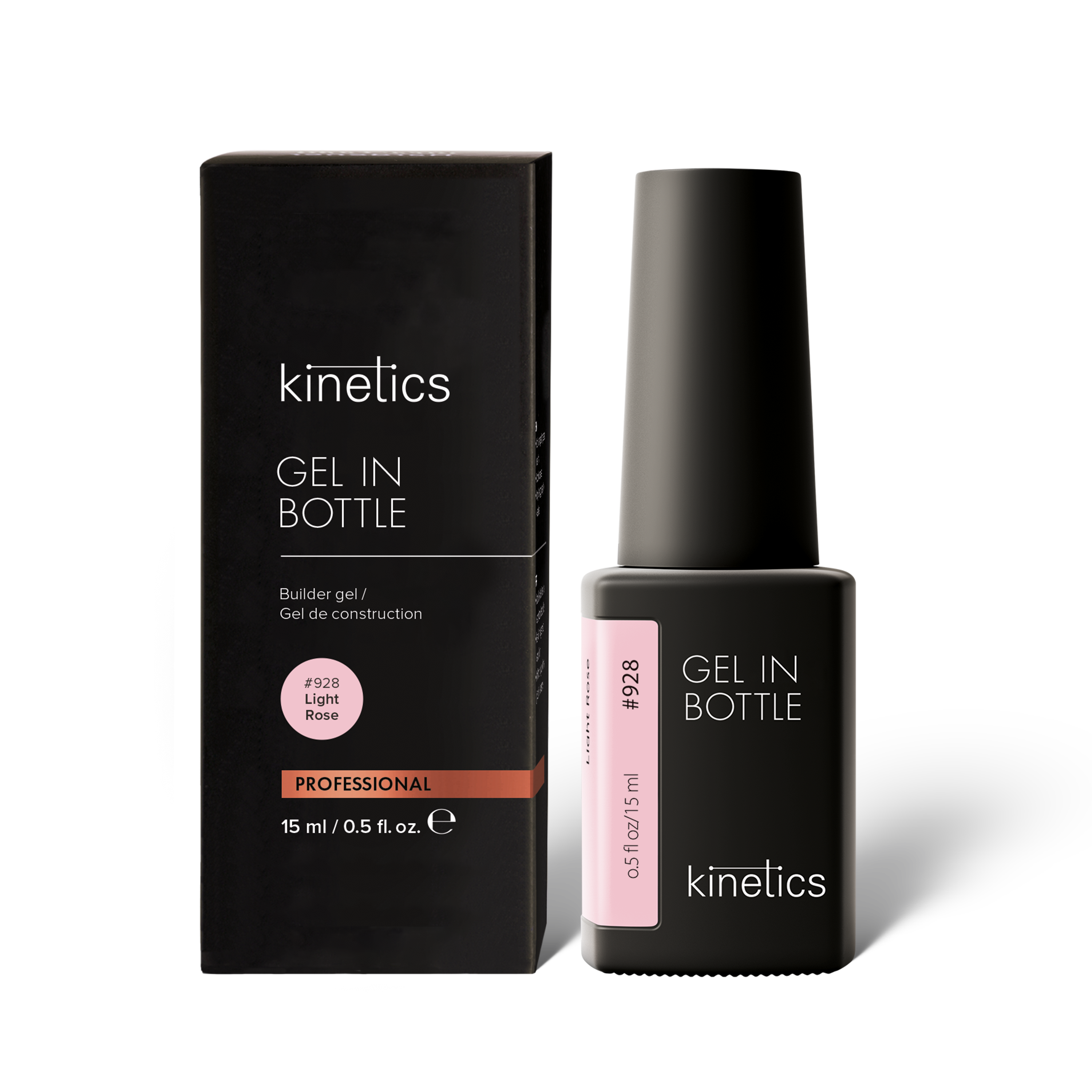 Kinetics Gel in Bottle Light Rose #928