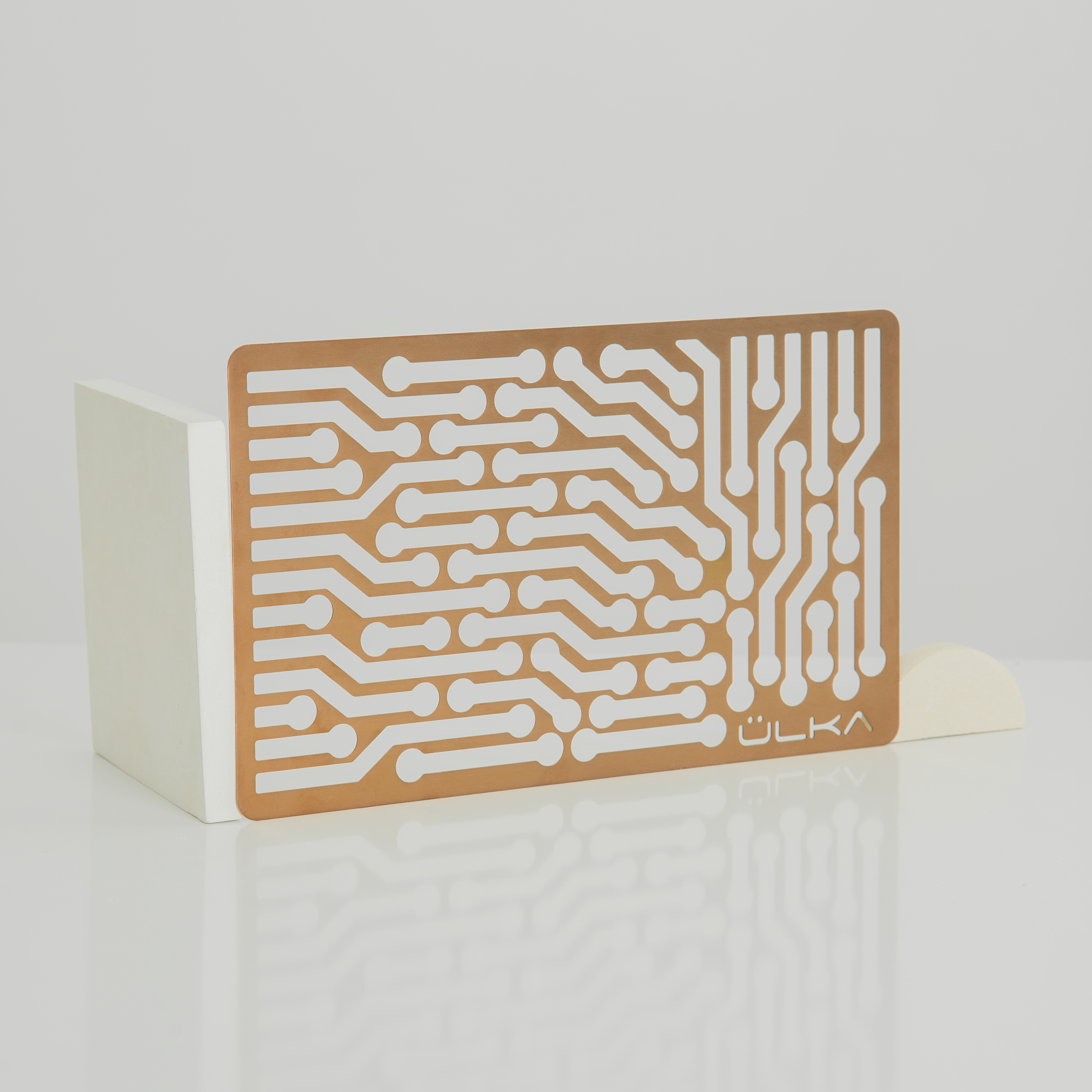 ULKA Staubabsauger für Maniküre NANO Gitter Roségold