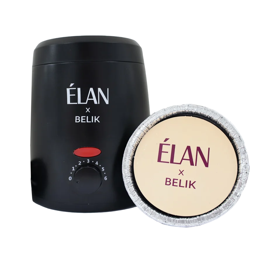 ELAN Wachswärmer mit Thermostat (schwarz), Profi-Serie, 200 ml