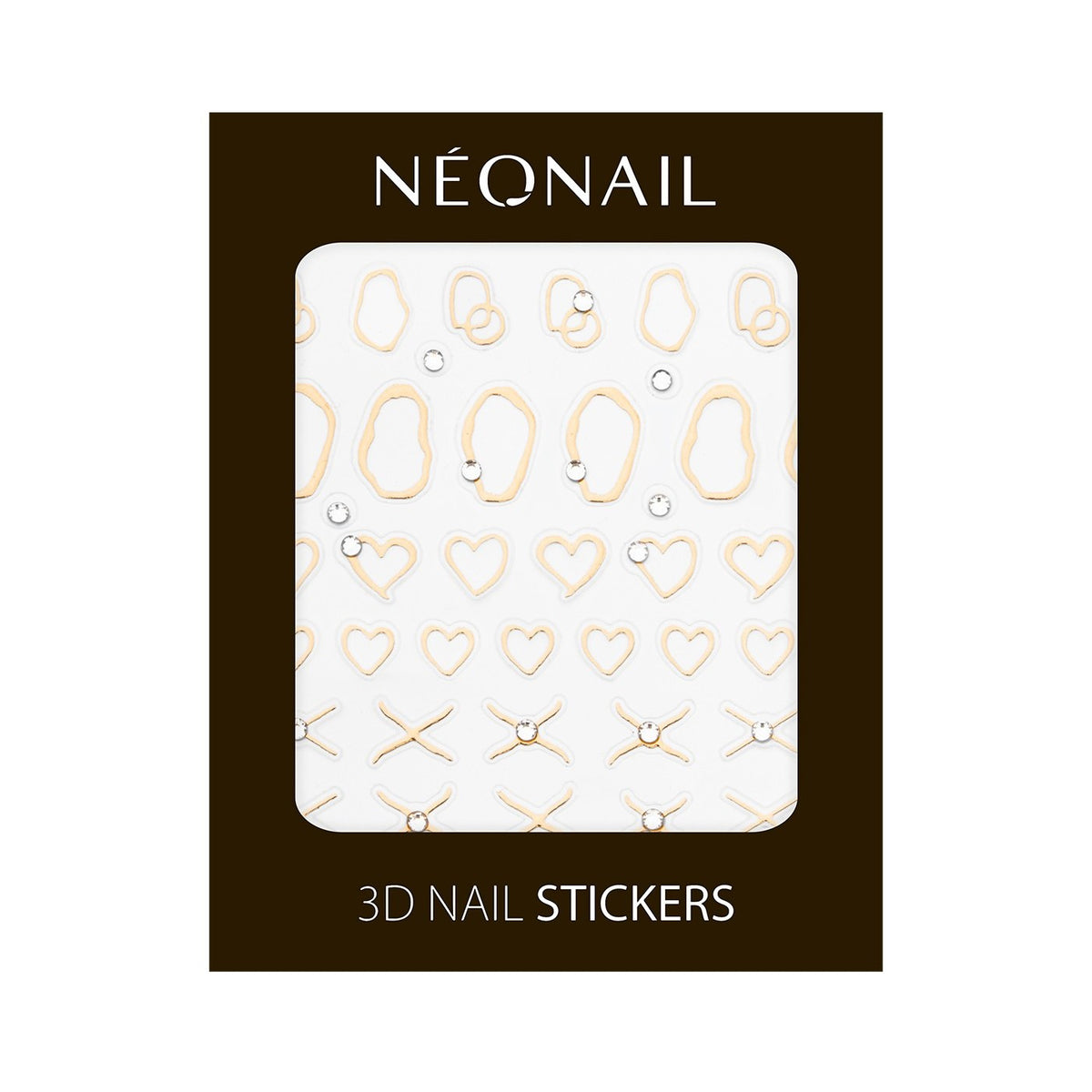 Neonail 3D Nail stickers 03 – gold abstract