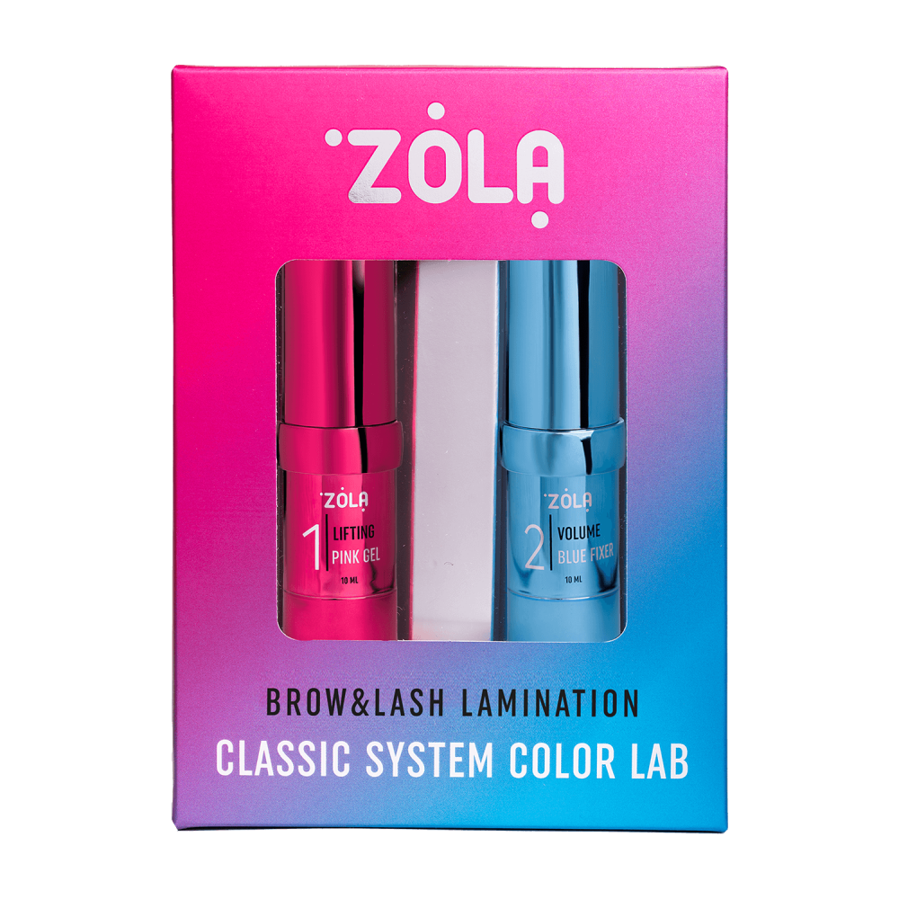 ZOLA Color Lab komplekts laminēšanai, Brow&Lash Lamination Classic System 2x10ml