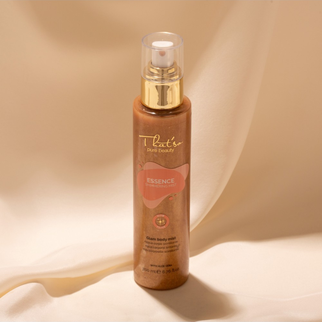 THAT'SO Essence - Shimmering Body Mist Mirdzošs sprejs ķermenim, 200ml