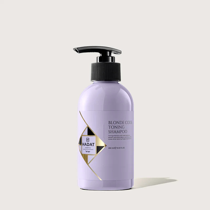 HADAT BLONDE CODE TONING SHAMPOO – Farbpflegendes Shampoo für blondes Haar, 250 ml