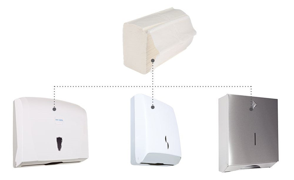 Papierhandtücher, 2-lagig | Zellstoff, Interfold, FSC®-Mix