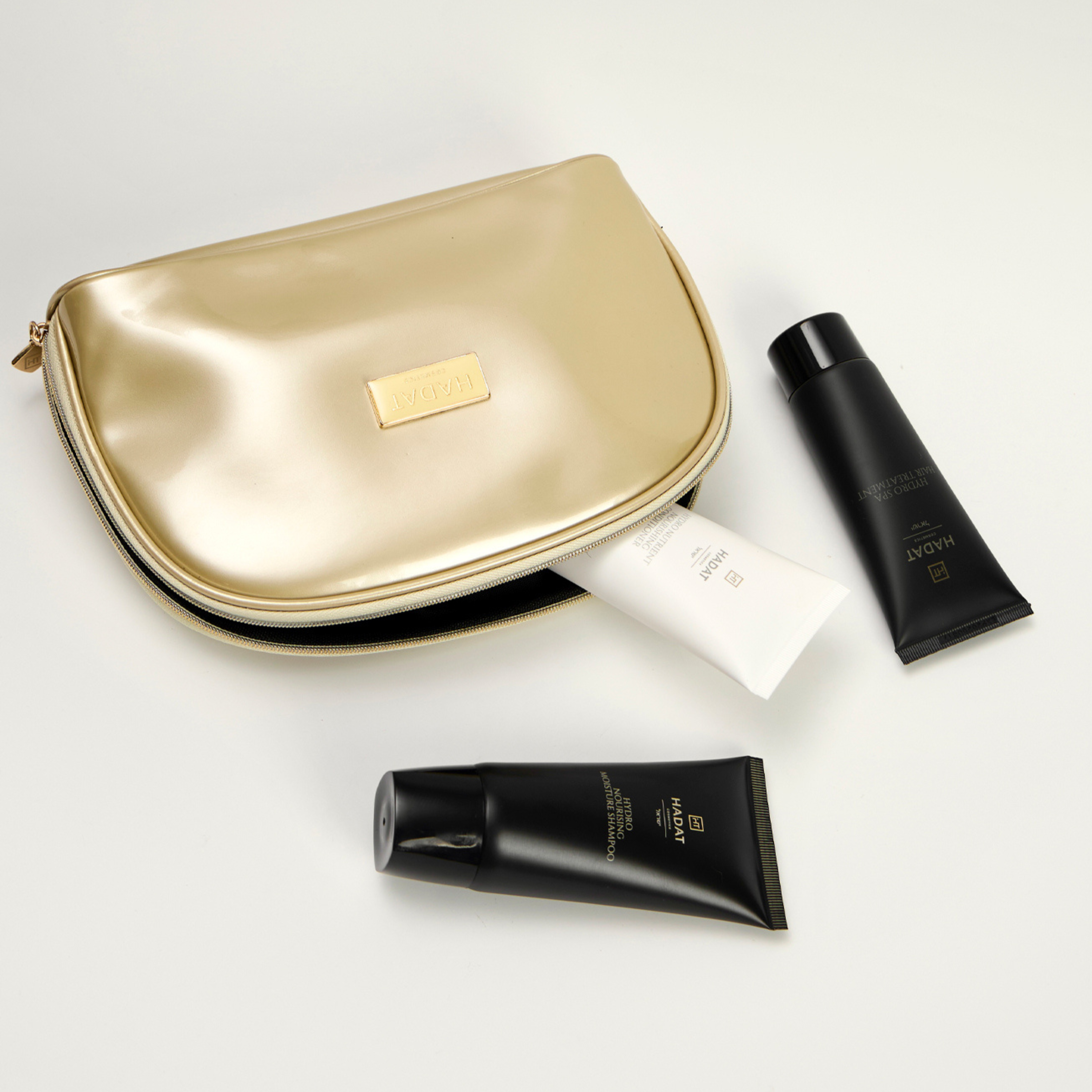 HADAT HYDRO NOURISHING MOISTURE SET - Pflegendes Haarset, 3x70ml