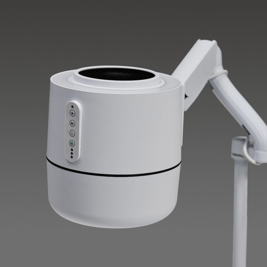 4BLANC Maéstro™ Ultimate Protection Nail Station-  putekļu savācējs ar galda stiprinājumu un LED apgaismojumu