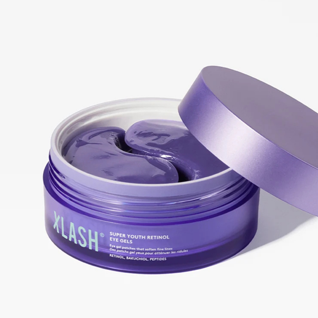 XLASH Super Youth Retinol-Augengele – Hydrogel-Patches, 60 Stück