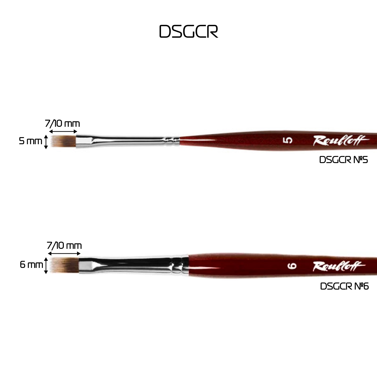 Roubloff, Nageldesign-Pinsel [DSGCR-6]