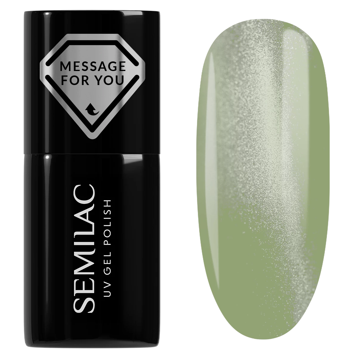 732 Semilac UV-Gellack „Pistachio Latte Gloss“, 7 ml