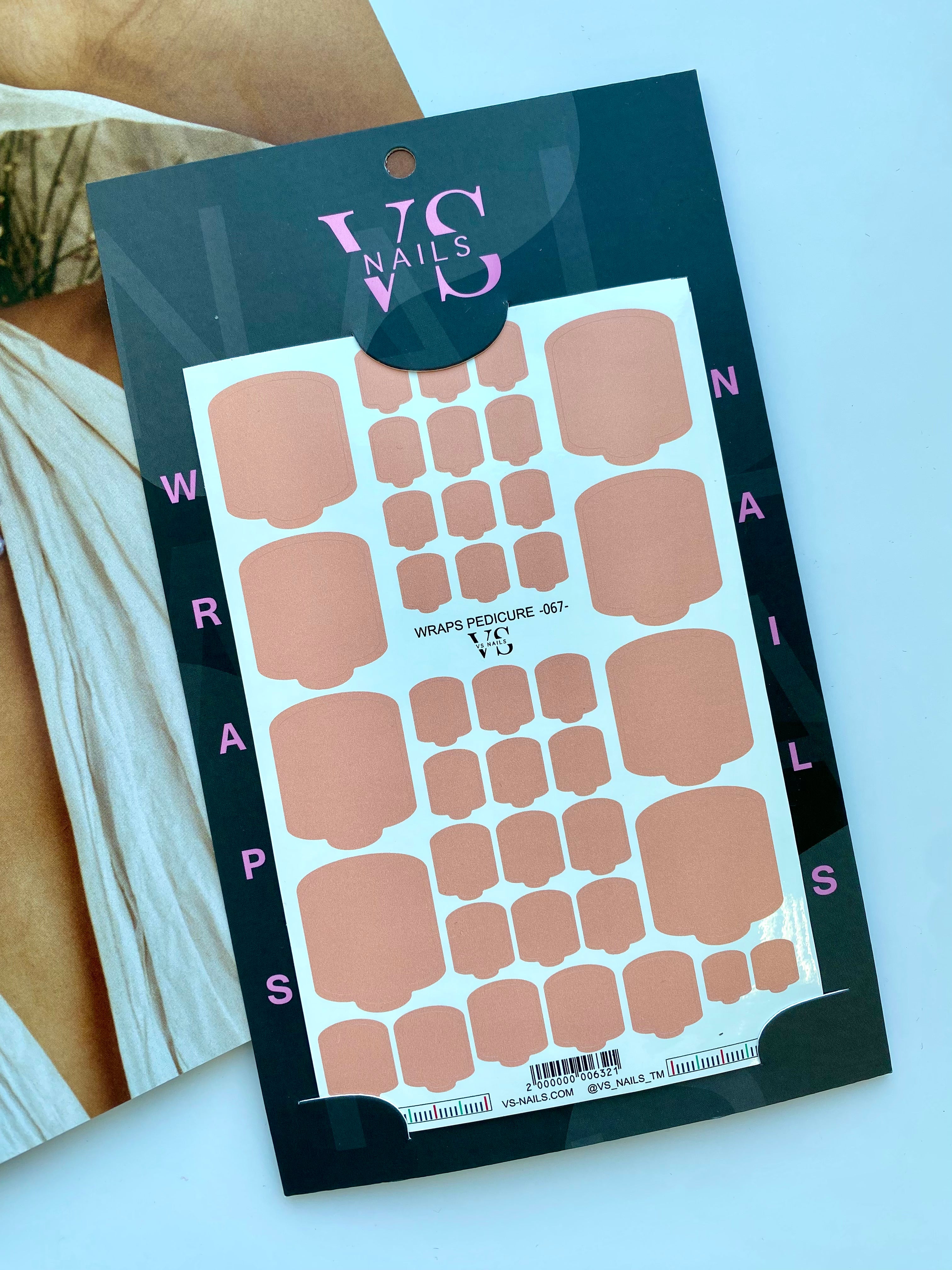 VS NAILS Pedicure Wraps Nr.67
