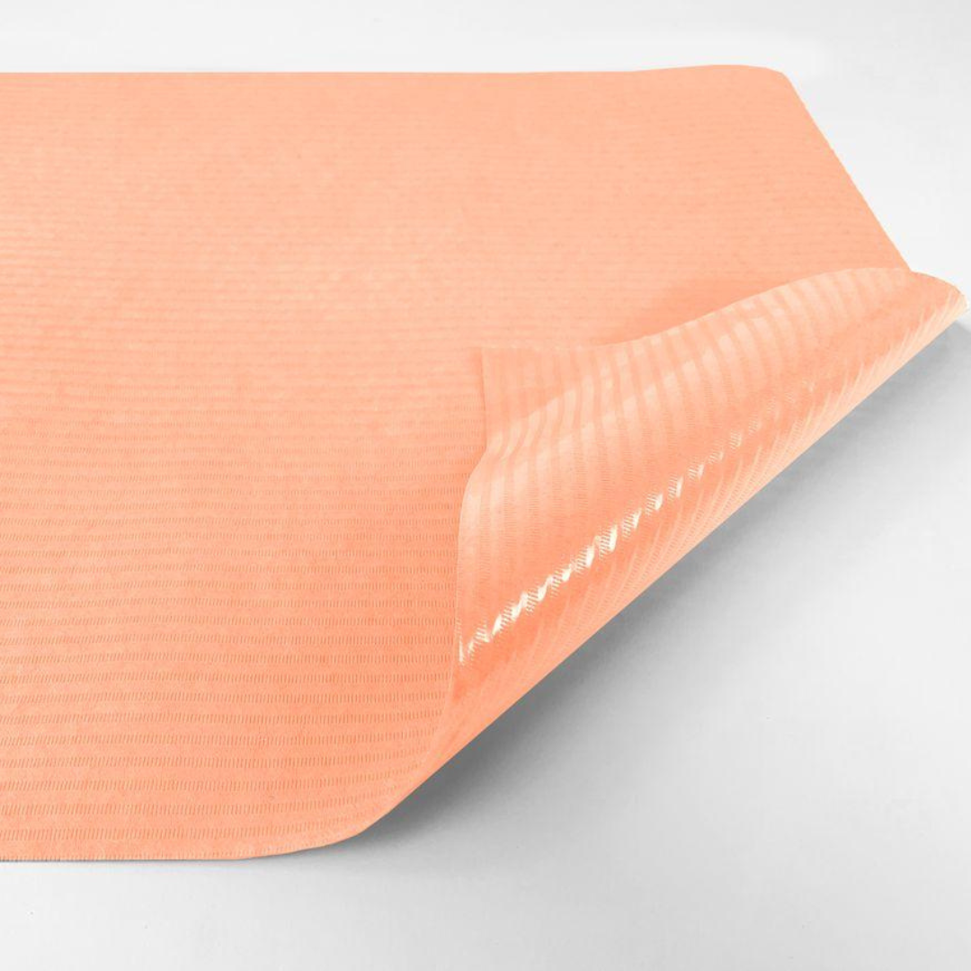 MedixPro PLĒVE + PAPĪRS 38cm, 3-slāņu, aprikoze [M38N-50-M]