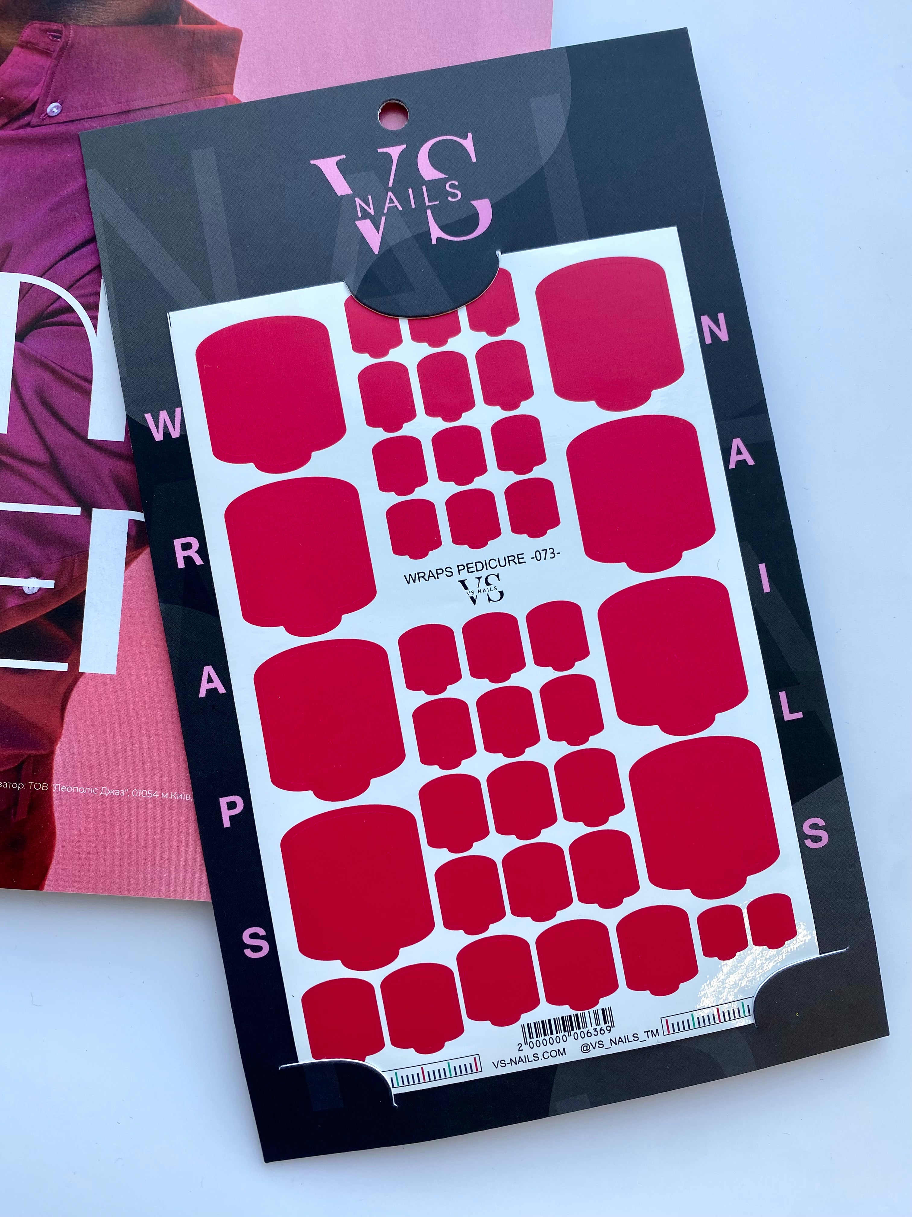 VS NAILS Pedicure Wraps Nr.73