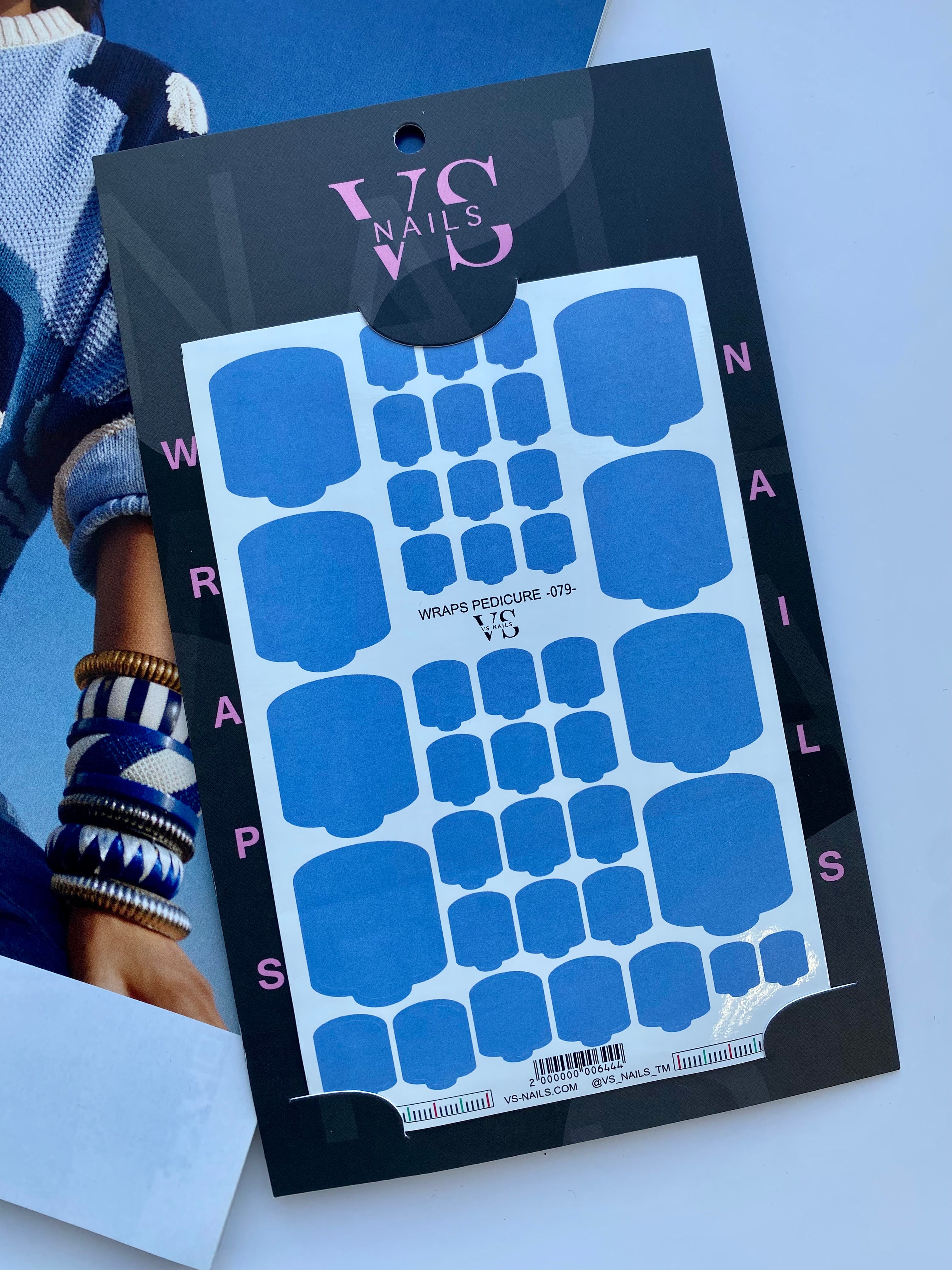 VS NAILS Pedicure Wraps Nr.79