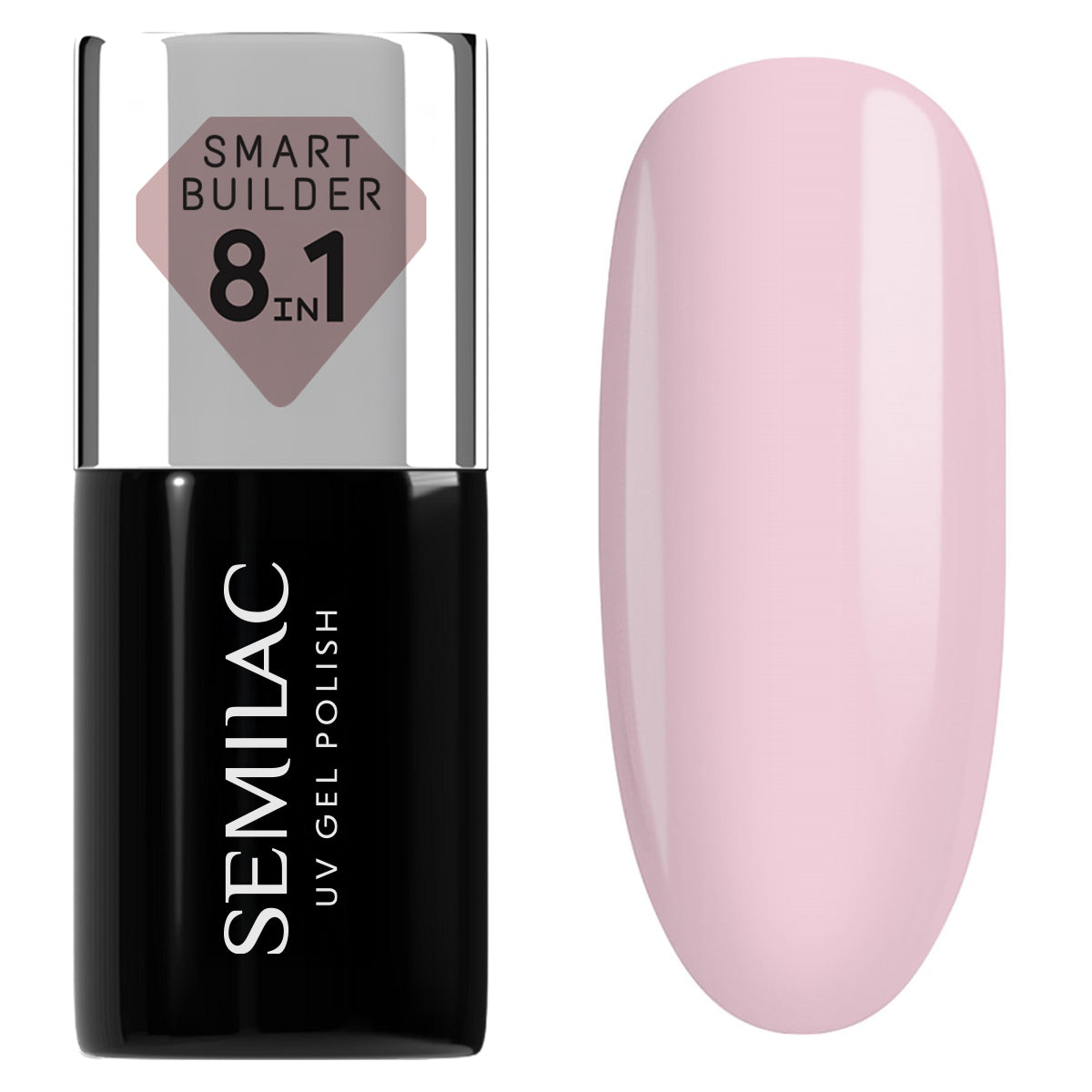 809 Semilac Smart Builder 8in1 Tender Pink 7 ml