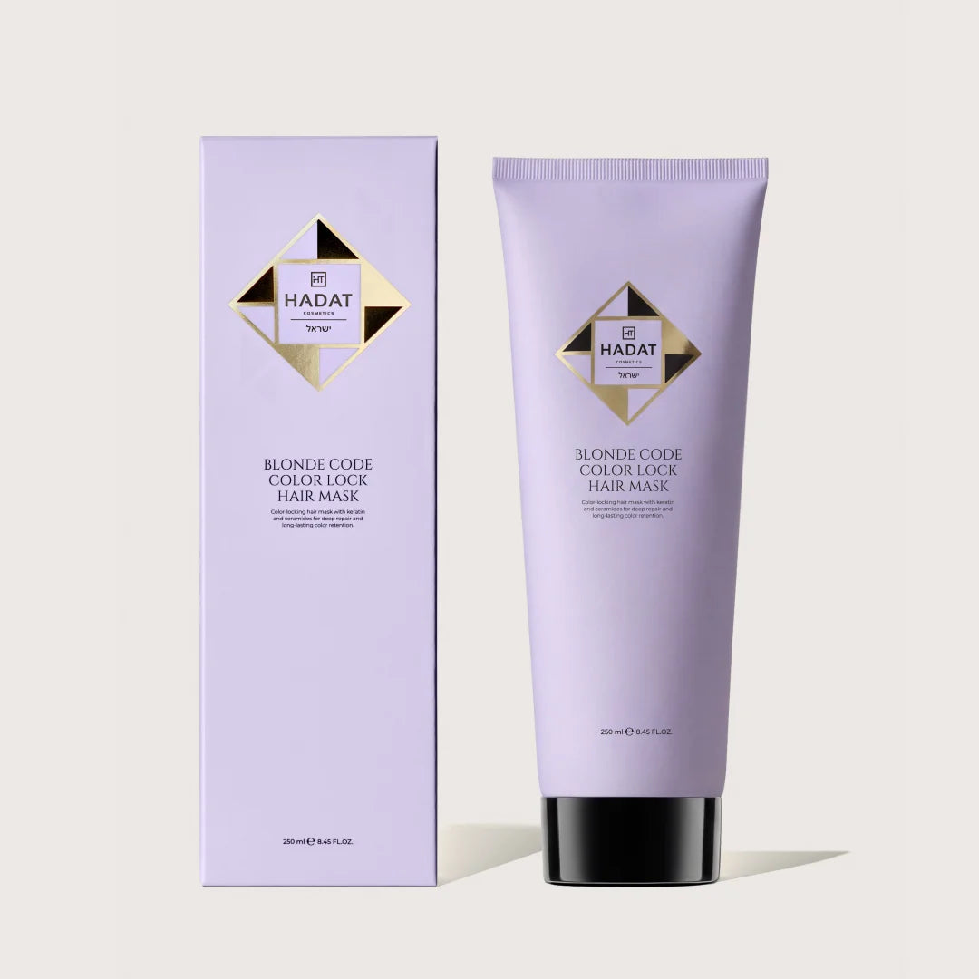 HADAT BLONDE CODE COLOR LOCK HAIR MASK – regenerierende Haarmaske zur Erhaltung der Farbbeständigkeit, 250 ml