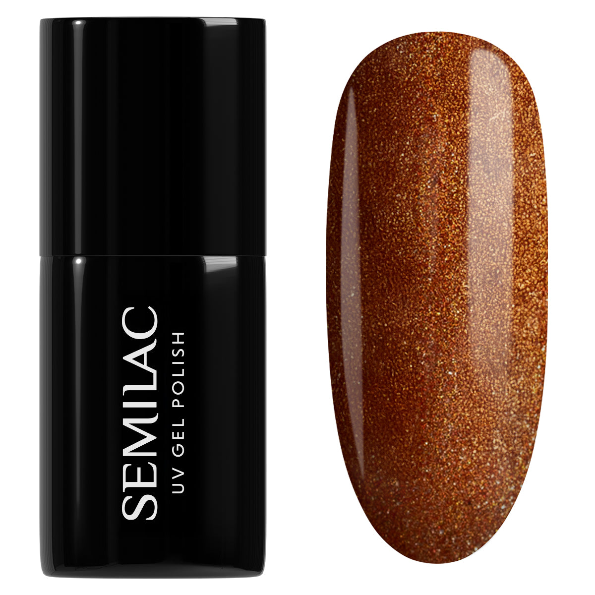 944 Semilac UV Gel Polish Glazed Cinnamon 7 ml