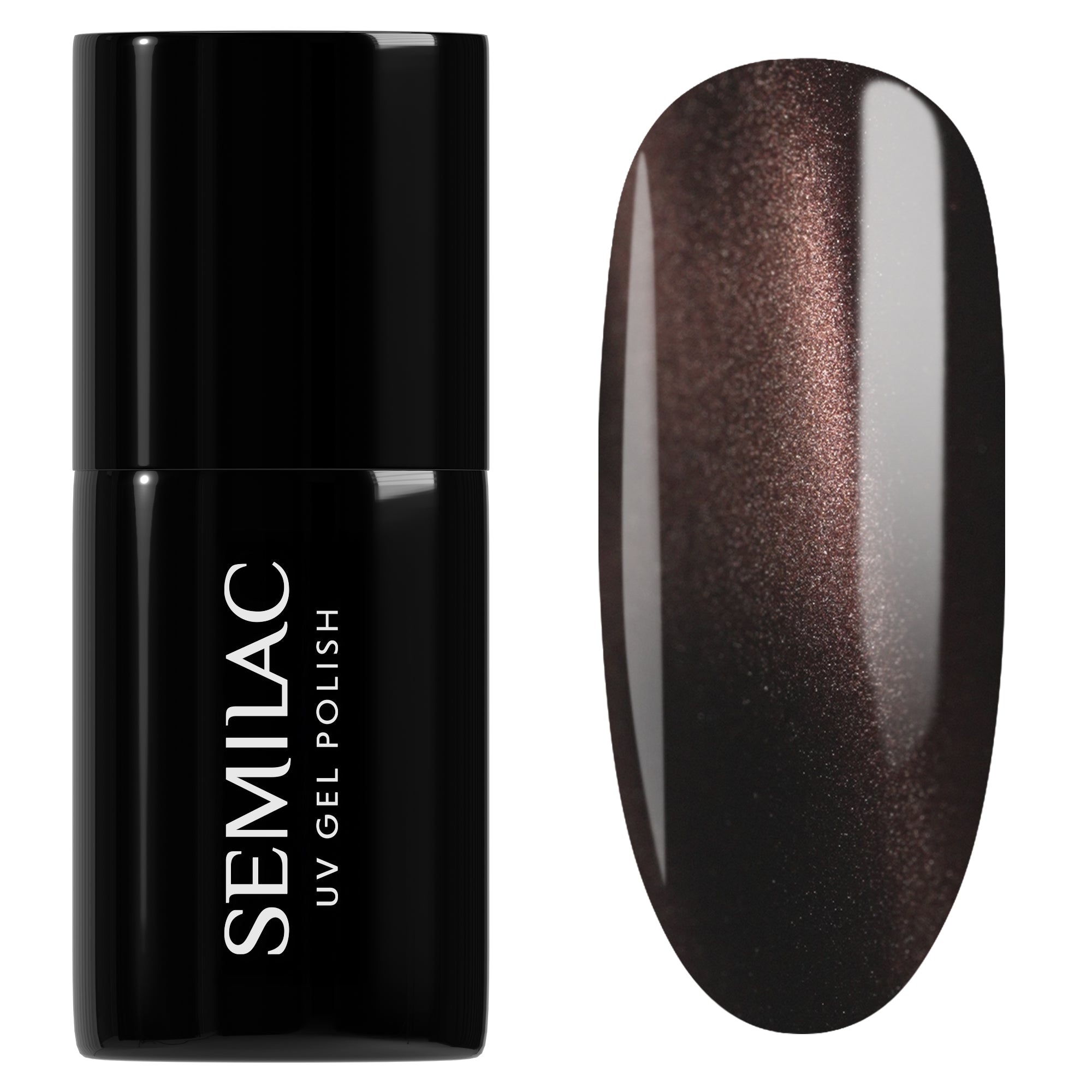 965 Semilac UV Gel Lack Chocolate Gloss 7 ml