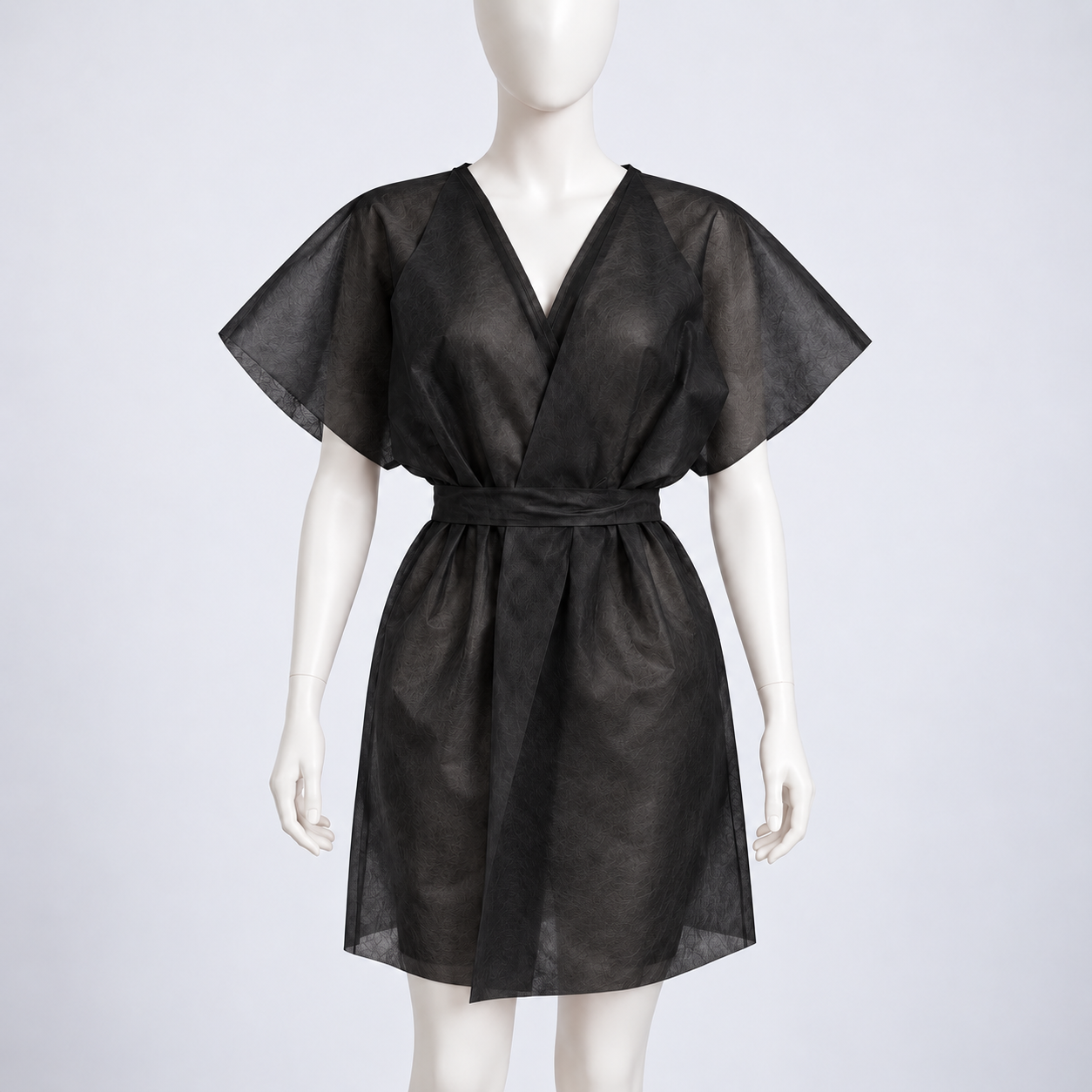 PW Nonwoven Kimono, 5 Stück, schwarz