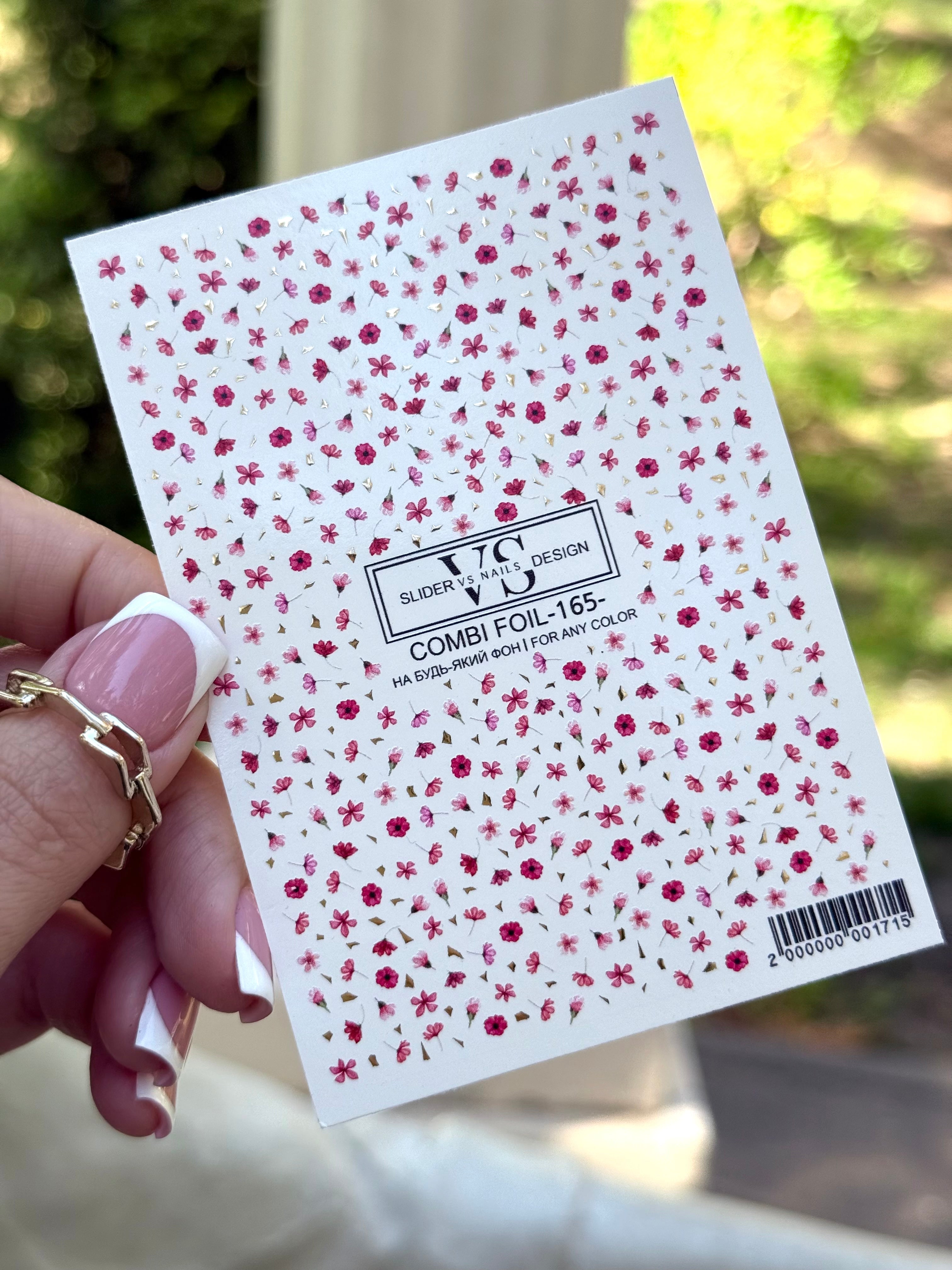 VS NAILS Sliders Combi Folie Nr.165