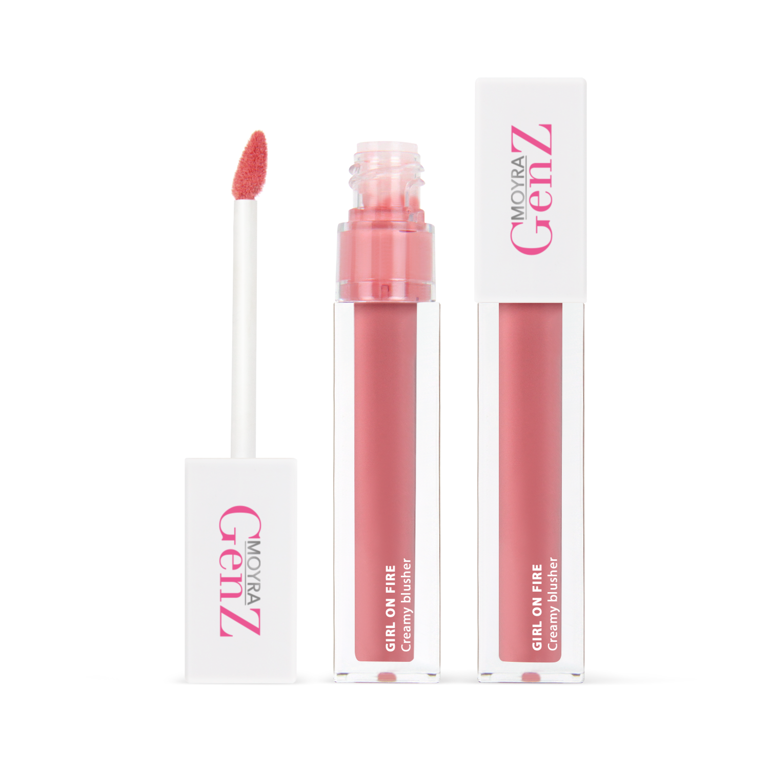 MOYRA GenZ Girl on fire Creamy blusher 02 Rouge, 4 g