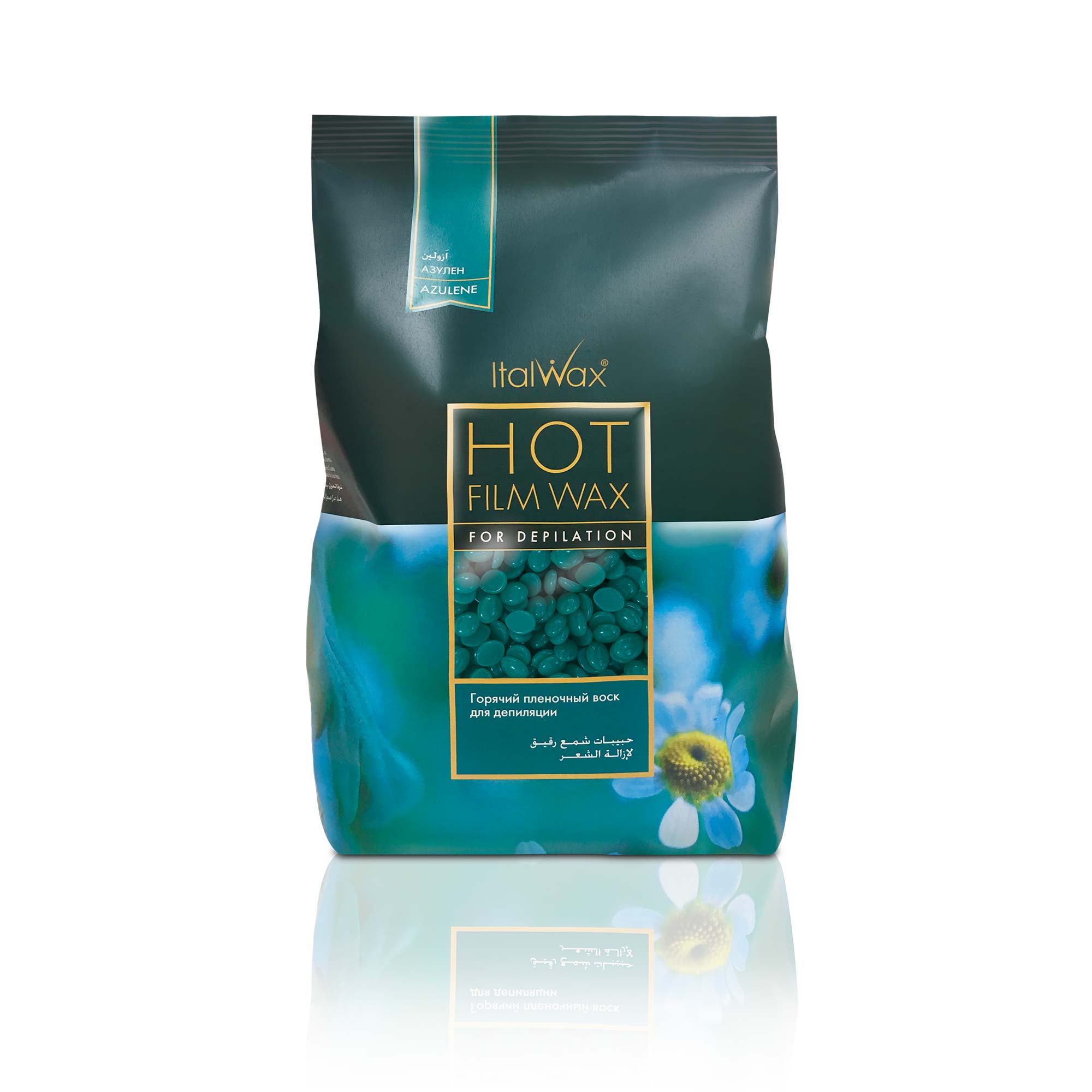 ItalWax HOT Film WAX Heißfilmwachs - AZULENE 1 kg