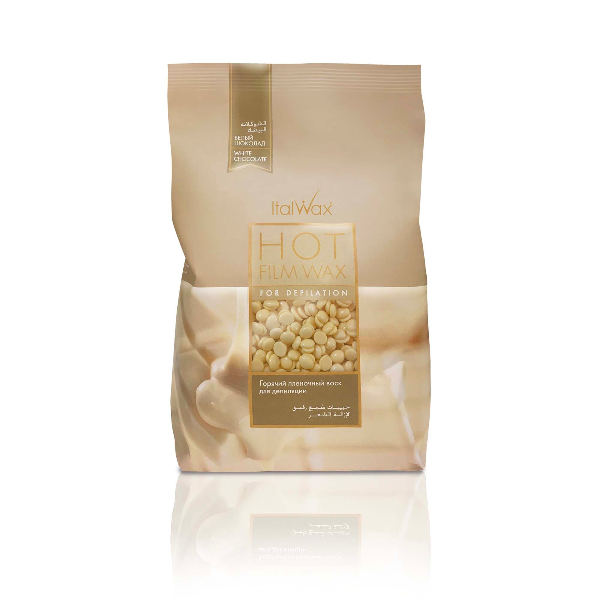 ItalWax HOT Film WAX Heißfilmwachs - WHITE CHOCOLATE 1 kg