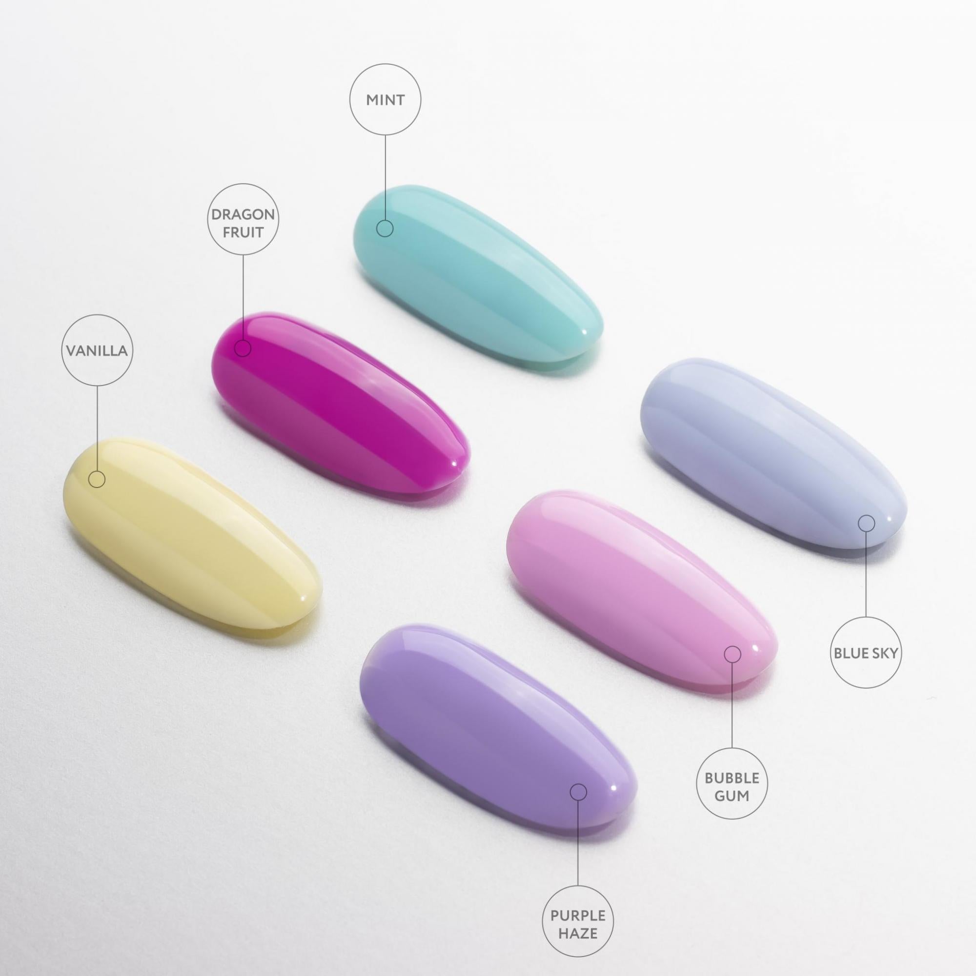 KODI Color Rubber Base Gel, Mint 7 ml