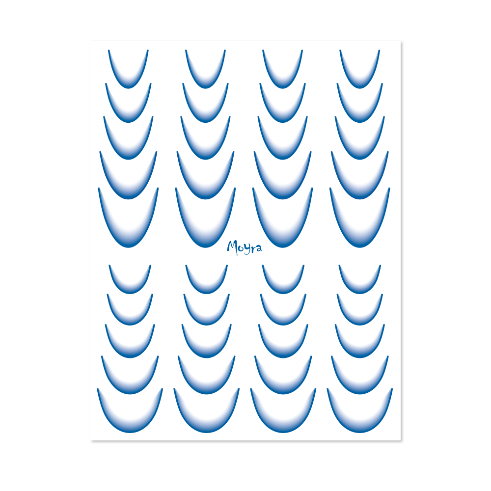 MOYRA Wassertransfer-Aufkleber Nr.10 Ombre