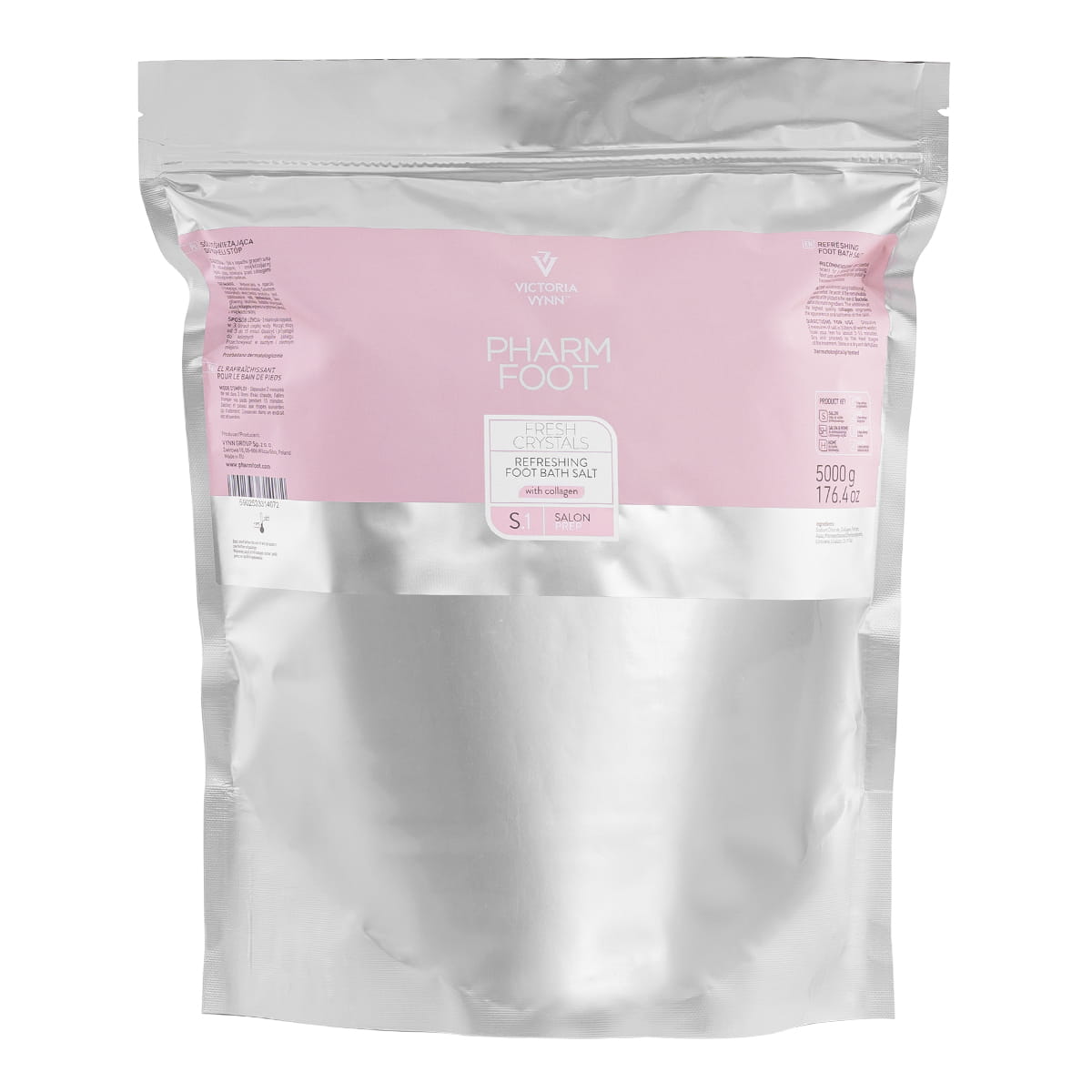 PHARM FOOT Badesalz mit Kollagen, FRESH CRYSTALS 5000g