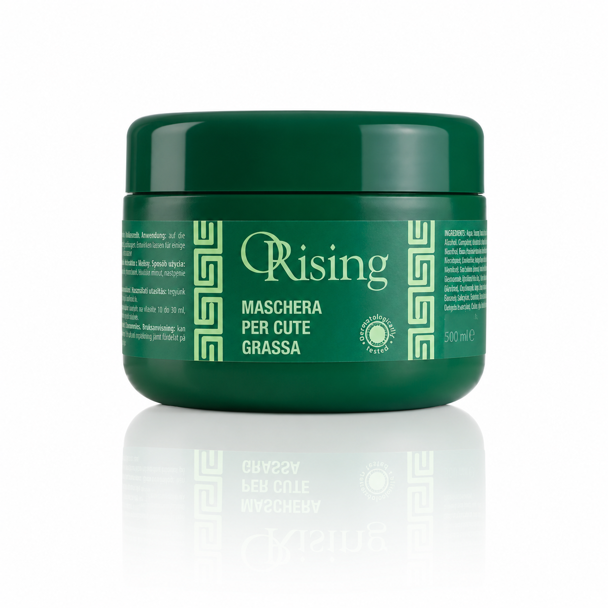 ORising Haarmaske GRASSO für fettiges Haar, 500 ml