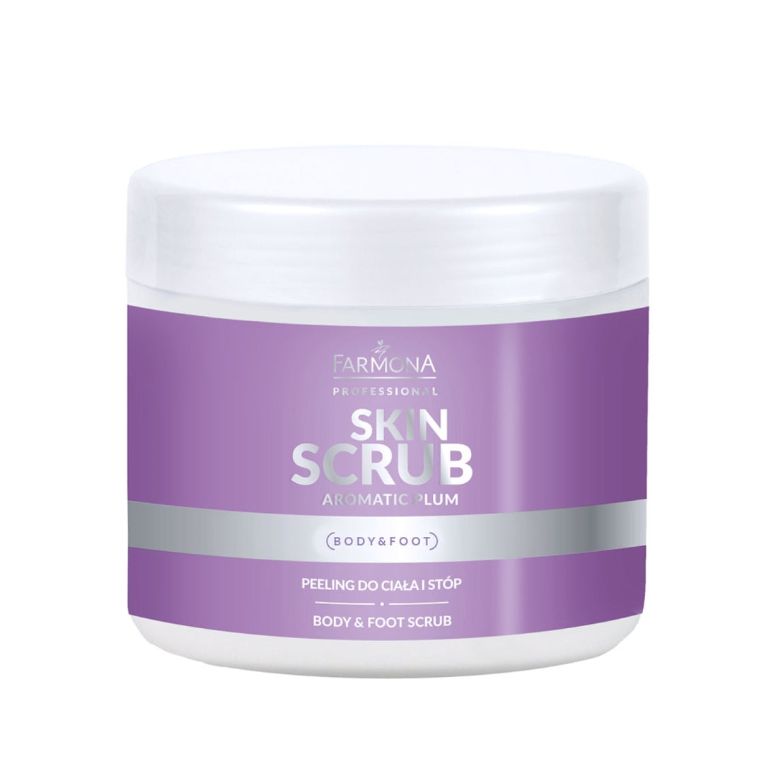 Farmona SKIN SCRUB AROMATIC PLUM Körper- und Fußpeeling mit Pflaumenextrakt 500g
