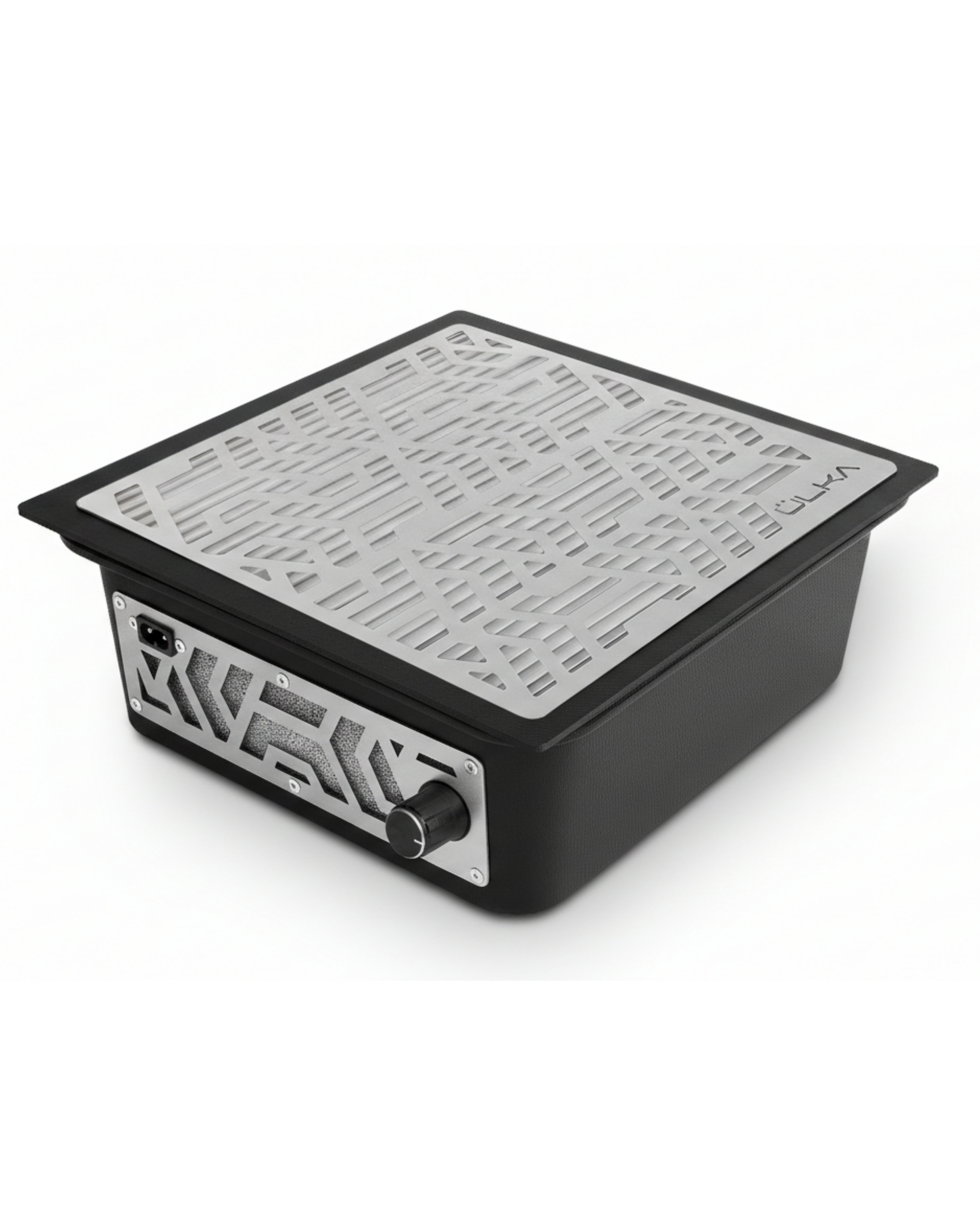 ULKA Iebūvējams putekļu savācējs BUILD-IN PREMIUM Melnā krāsā