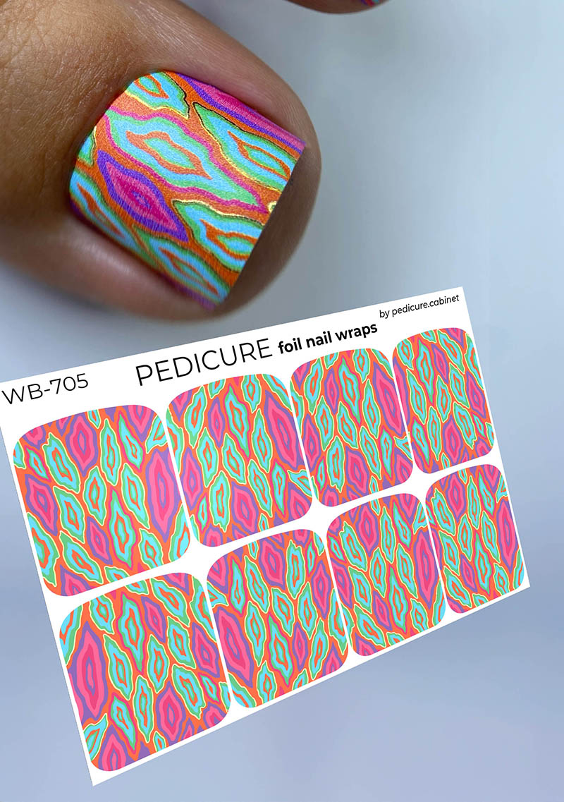 Pedicure cabinet pedikīra plēve ar zelta foliju [WB-705] Liela