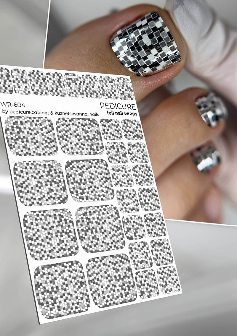 Pediküreschrank Pediküre-Folie mit Silberfolie [WR-604]