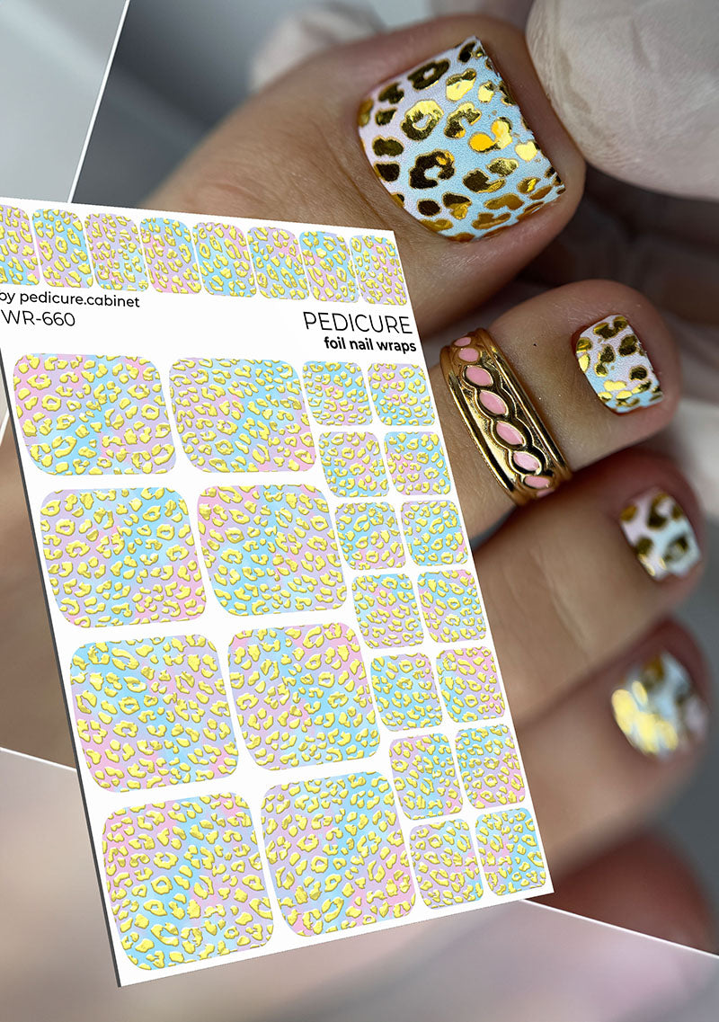 Pediküreschrank Pediküre-Folie mit Goldfolie [WR-660]