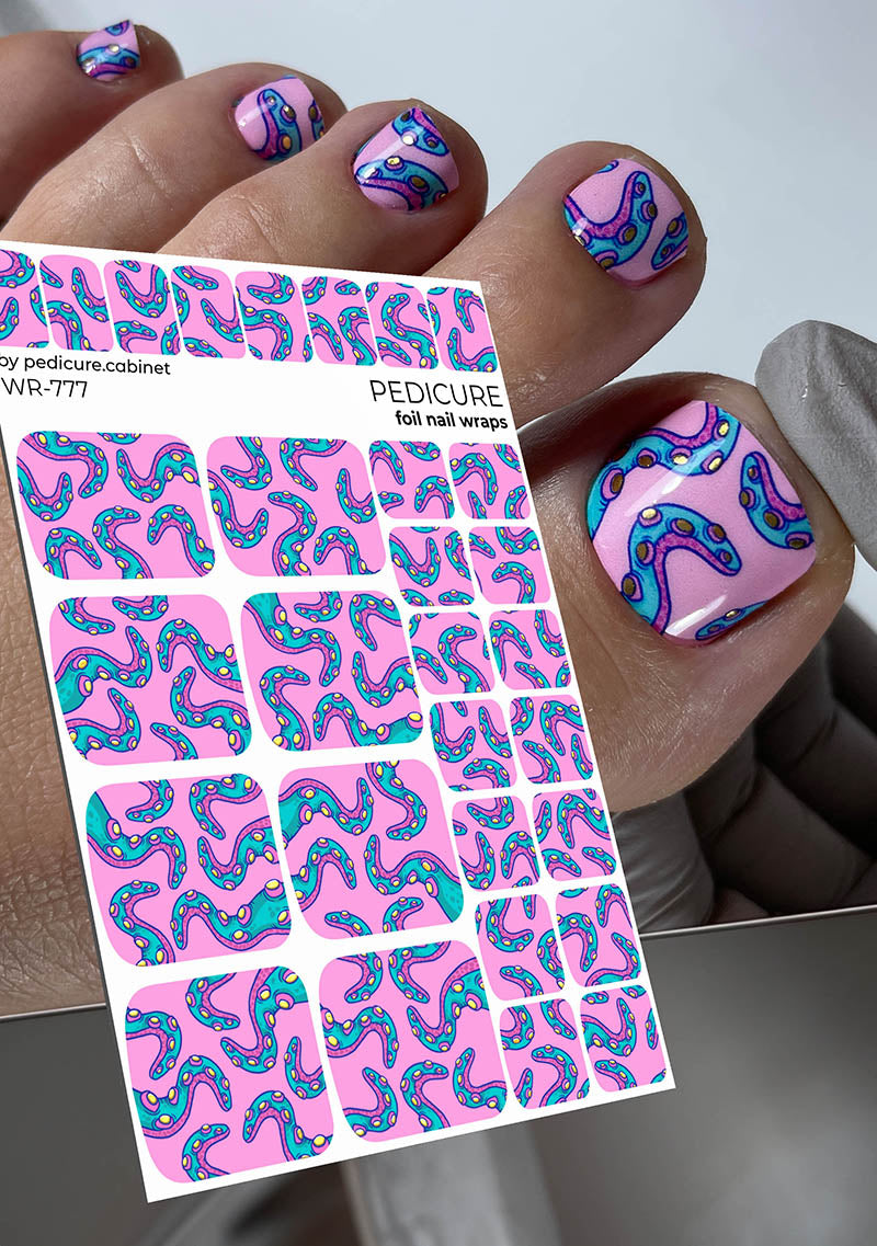 Pediküreschutzfolie für Pediküreschrank mit Goldfolie [WR-777]