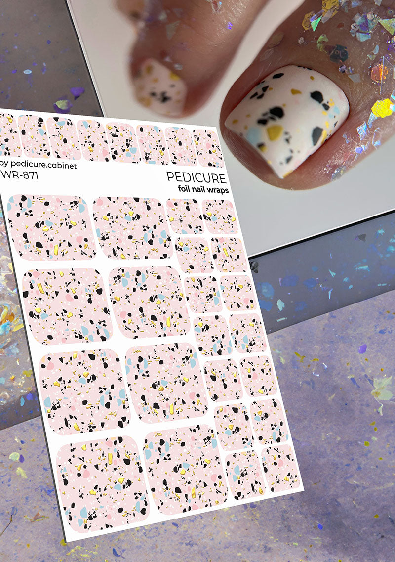 Pediküreschrank Pediküre-Folie mit Goldfolie [WR-871]