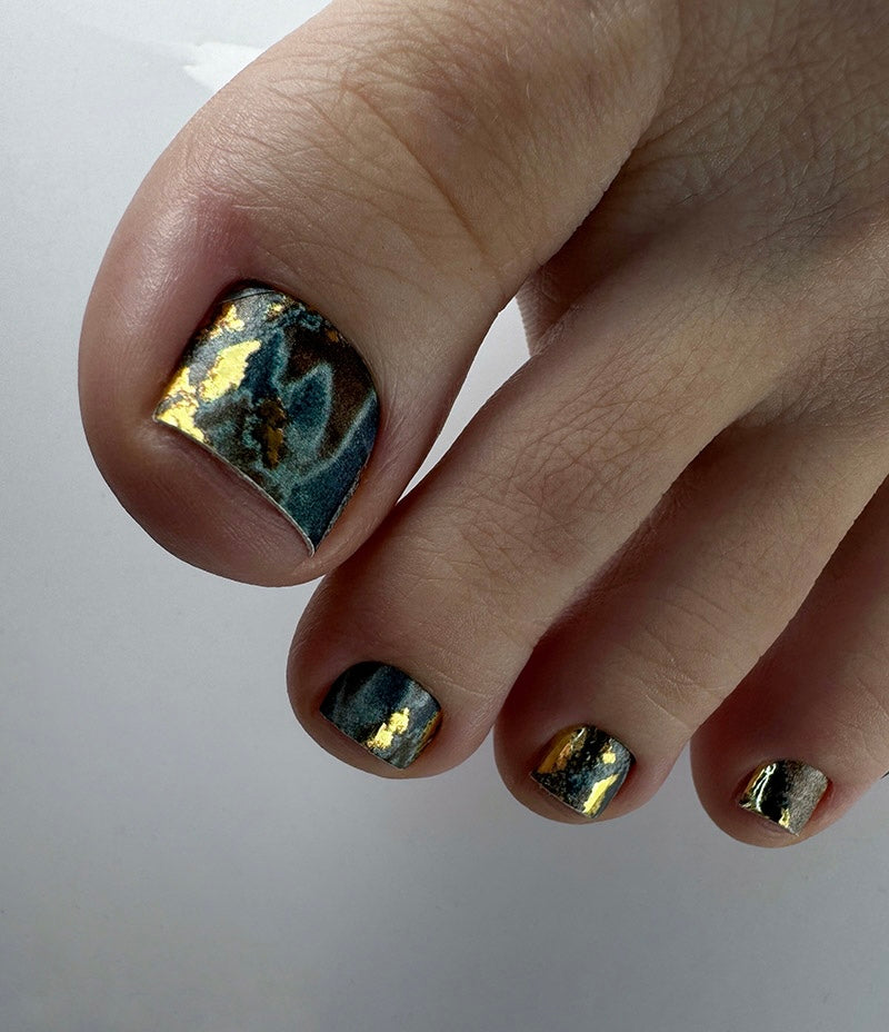 Pedicure cabinet pedikīra plēve ar zelta foliju [WR-911]