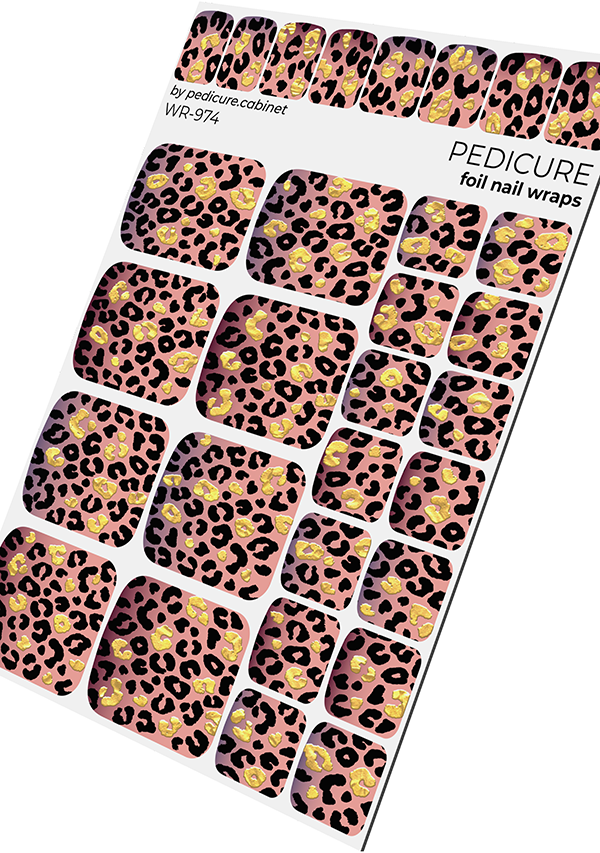 Pediküreschrank Pediküre-Folie mit Goldfolie [WR-974]