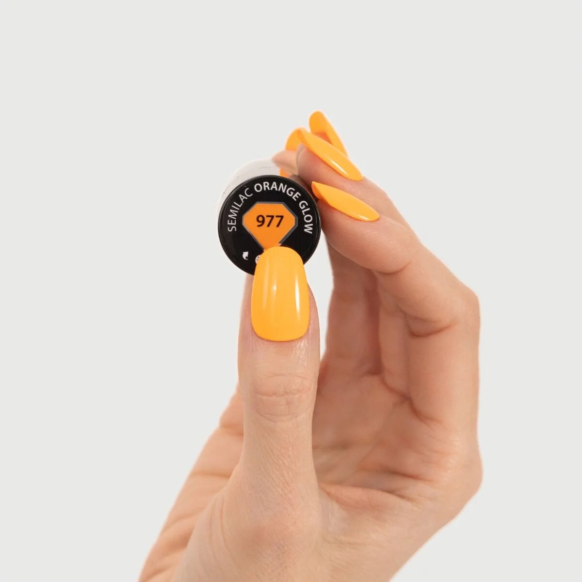 -977 Semilac UV-Gellack Orange Glow 7 ml