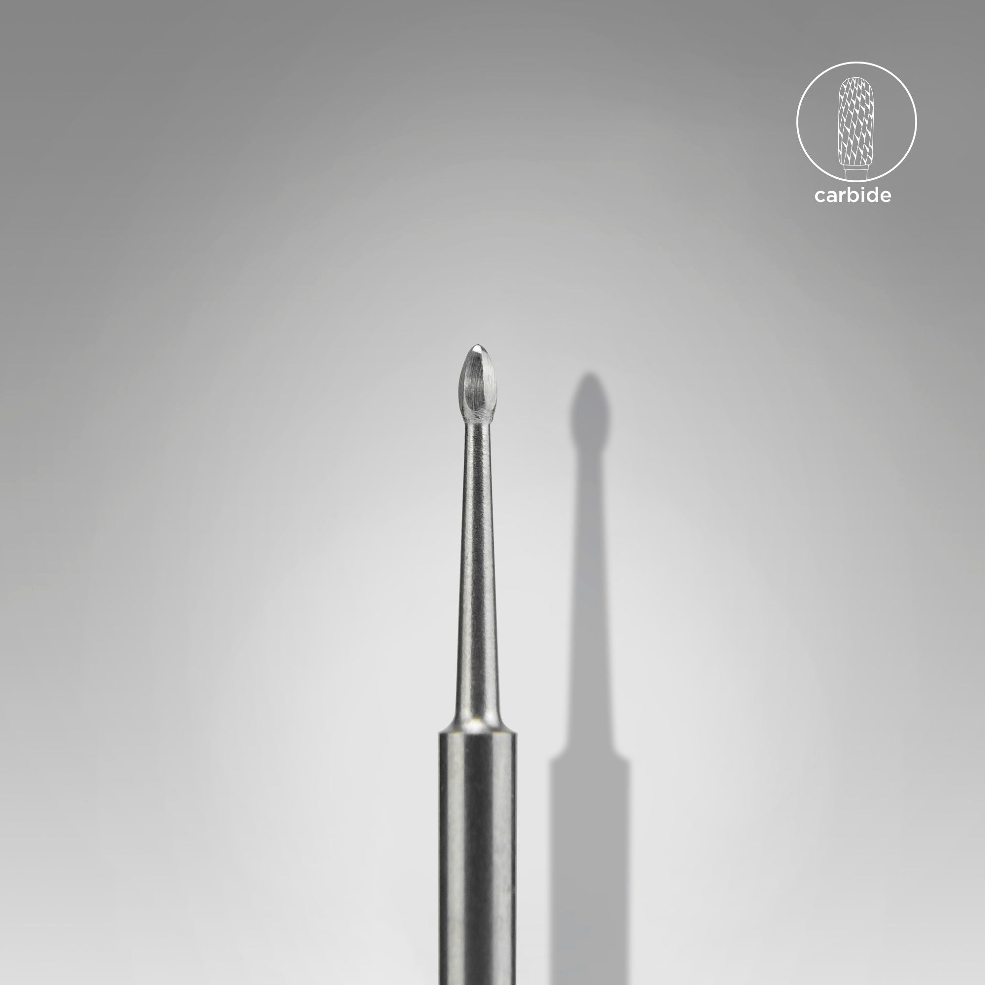 STALEKS Hartmetallfräse Nagelreiniger MINI, Durchmesser 1,2 mm / Arbeitsbereich 2,5 mm[FT12/012/2,5]