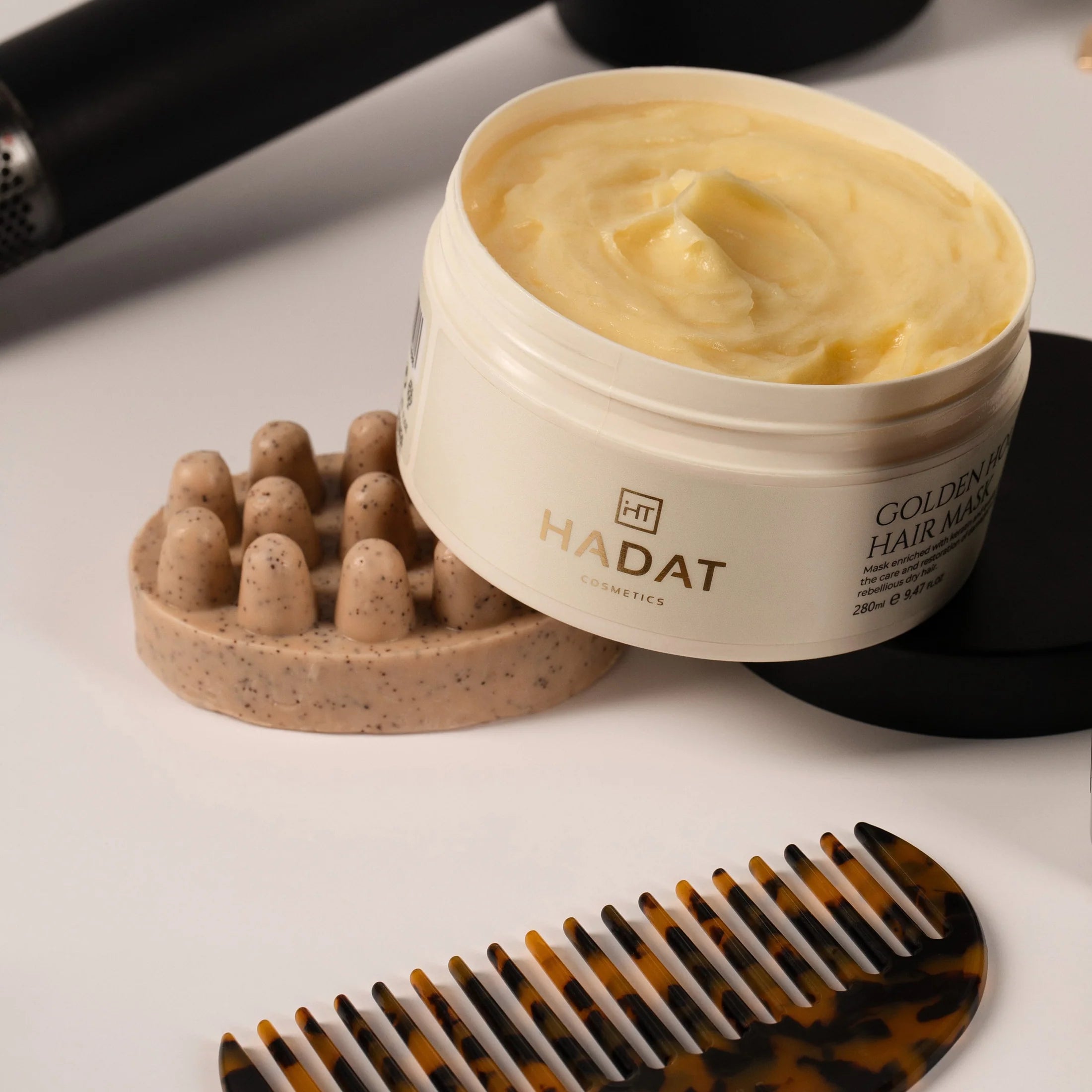 HADAT GOLDEN HOUR HAIR MASK Intensīvi atjaunojoša maska, 280ml