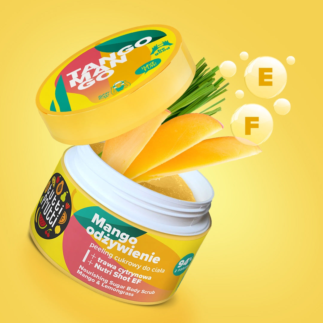 Farmona TUTTI FRUTTI Nährendes Zucker-Körperpeeling Mango und Zitronengras 300g
