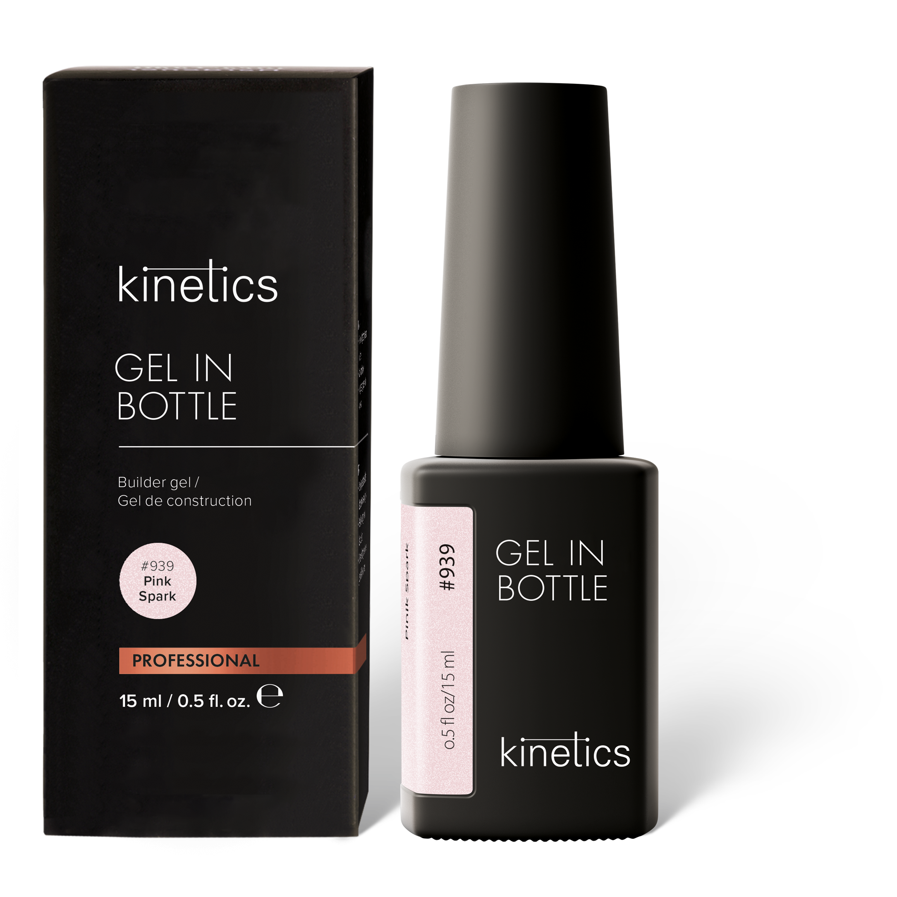 Kinetics Gel in Bottle Pink Spark #939