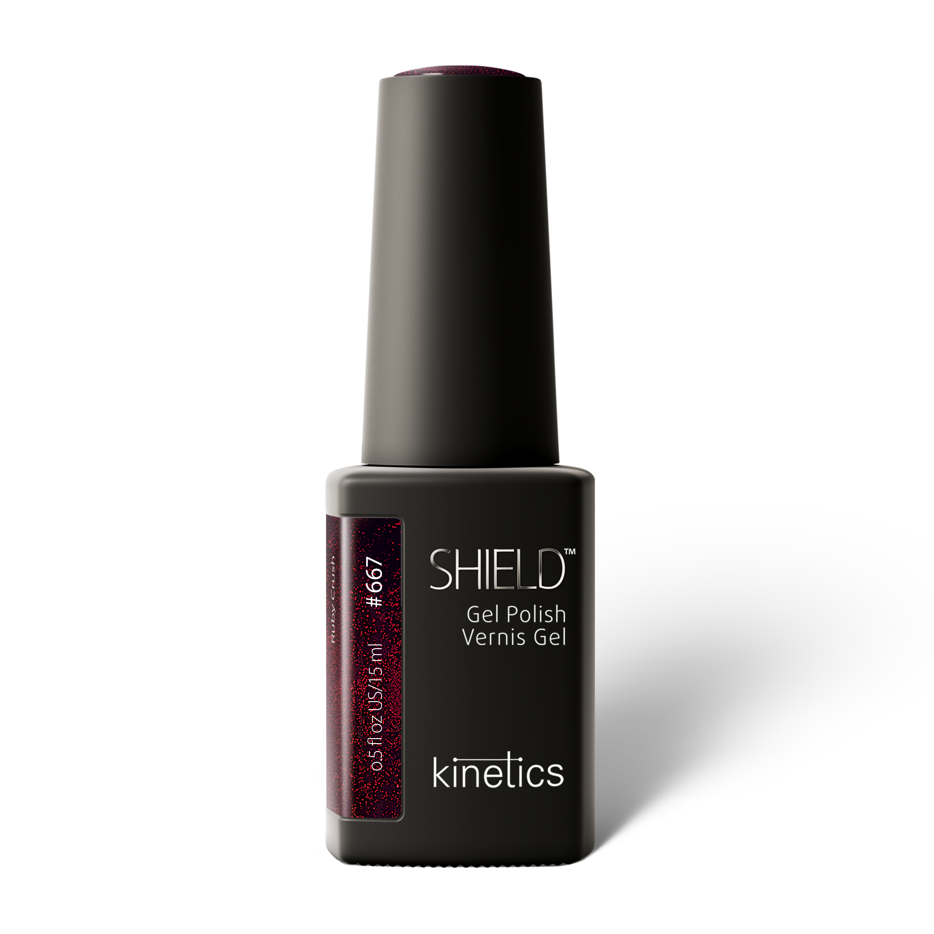 Kinetics SHIELD Gel Polish Ruby Crush #667, 15ml