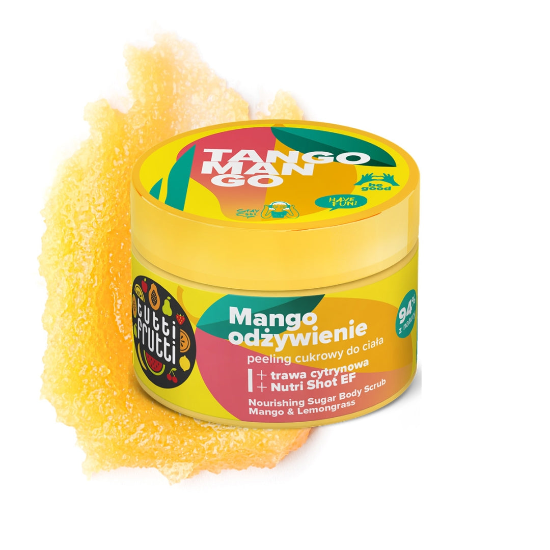 Farmona TUTTI FRUTTI Nährendes Zucker-Körperpeeling Mango und Zitronengras 300g